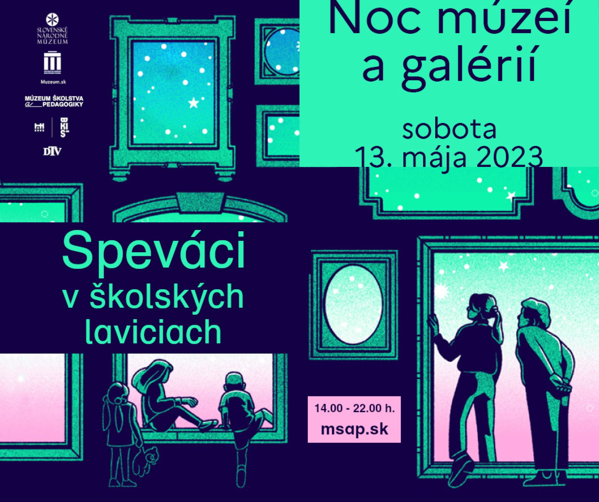 SPEVÁCI V ŠKOL. LAVICIACH NA NOC MÚZEÍ A GALÉRIÍ